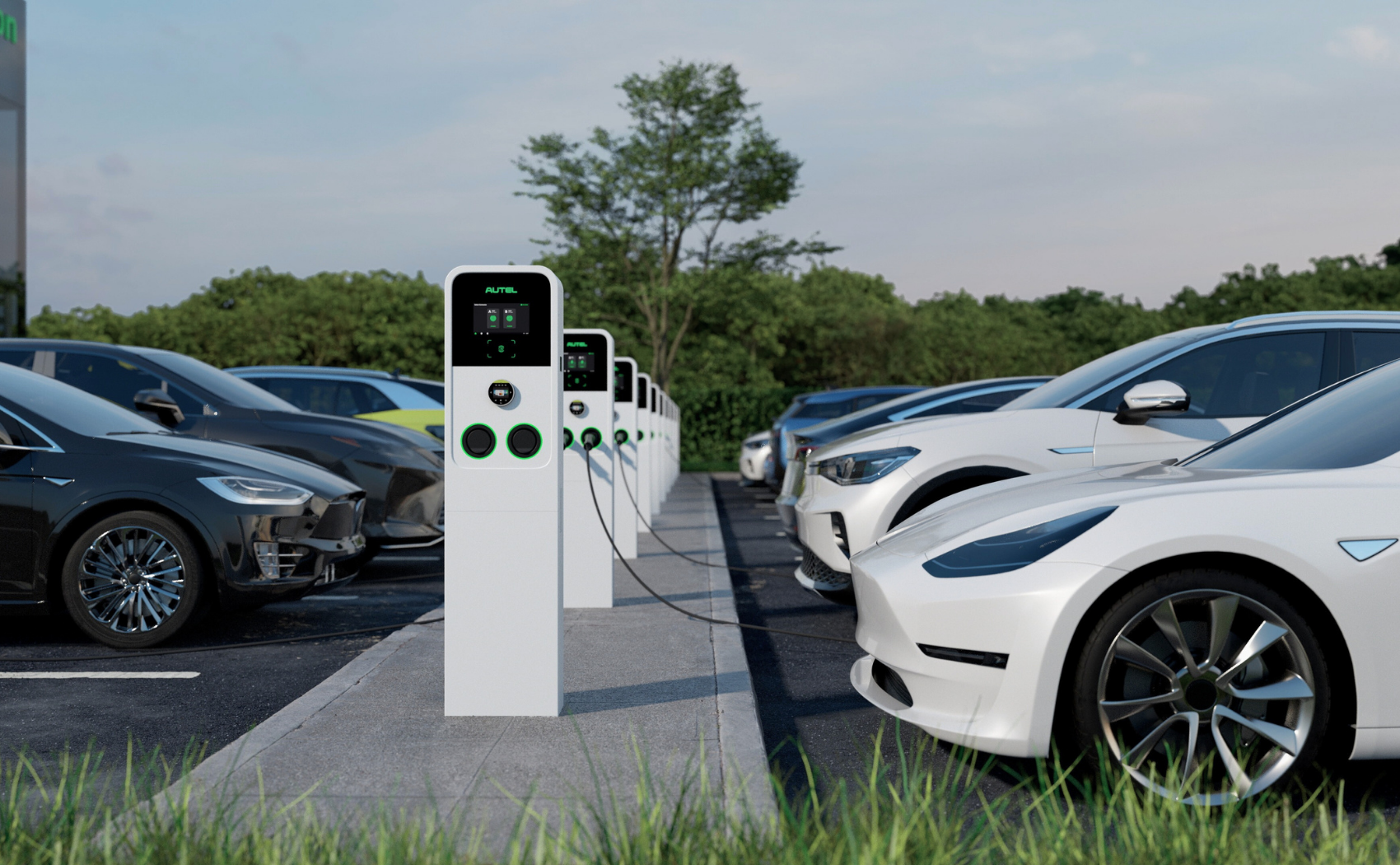 Autel maxicharger Autel maxicharger commercial ev chargepoint